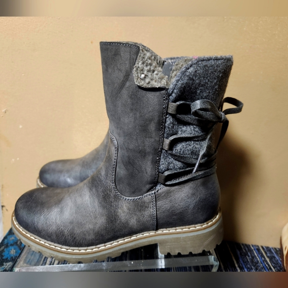 Patrizia by Spring Step Dawns Size 40 (9.0 ) Synthetic Upper Ankle Boot